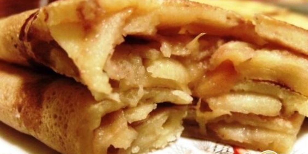 Рецепт блины с яблоками