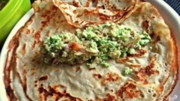 блины со скумбрией