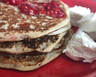 Блины с бананом