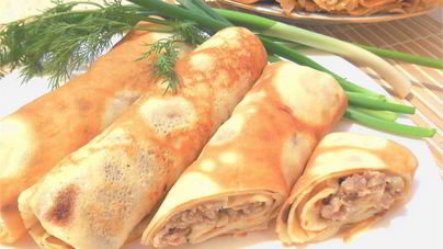 Фаршированные блинчики