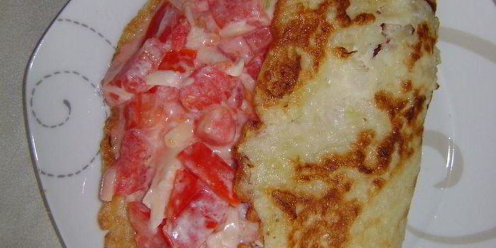 Рецепт кабачковый блинчик с начинкой