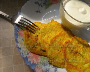 Кабачковые блинчики