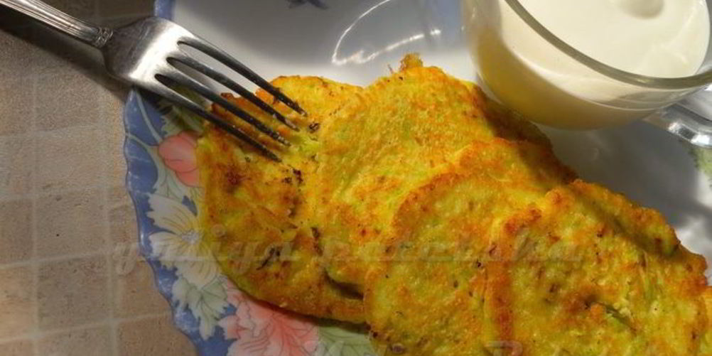 Рецепт кабачковые блинчики