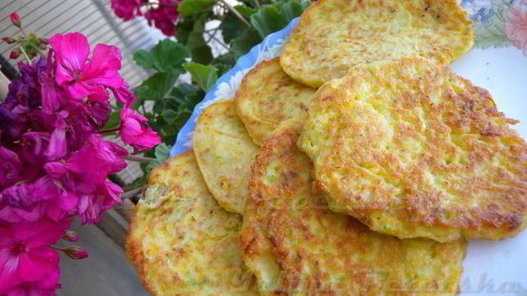 кабачковые блинчики