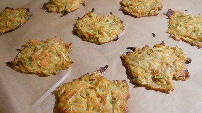 Картофельные блинчики с морковью и цукини