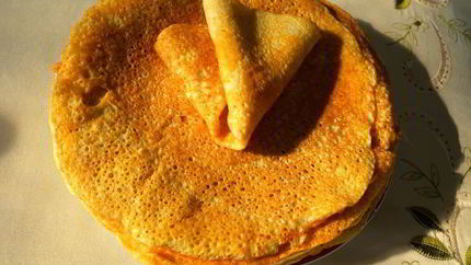 Легкие блины без соды и дрожжей