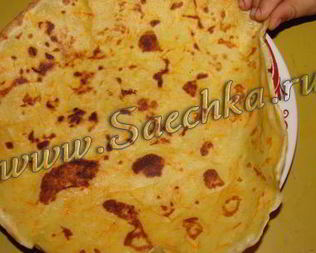 Морковные блинчики