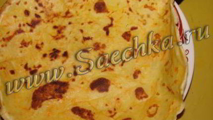 Морковные блинчики