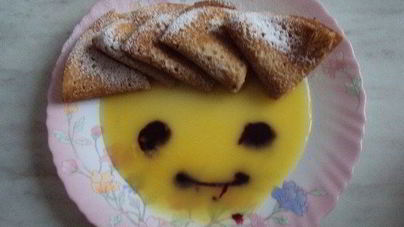 Ореховые блины с апельсиновым соусом