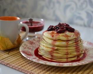 Панкейки с манной крупой