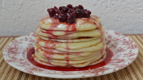 панкейки с манной крупой