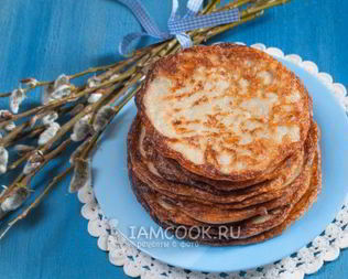 Постные гречневые блины