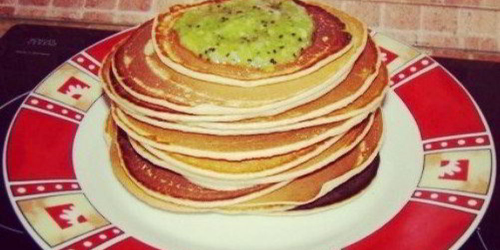 Рецепт пышные американские панкейки на завтрак