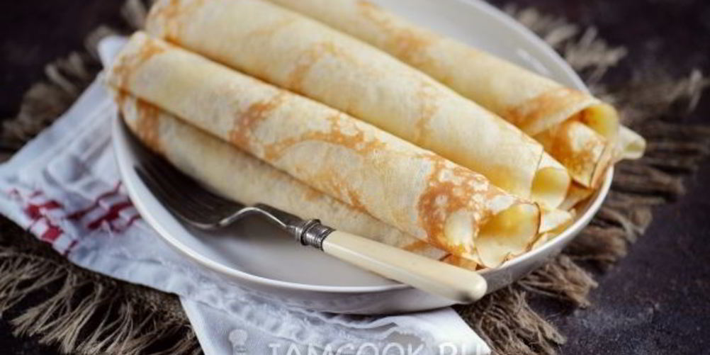 Рецепт пышные дрожжевые блины на молоке