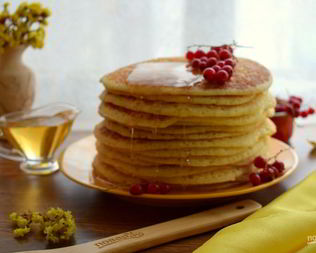 Пышные дрожжевые блины