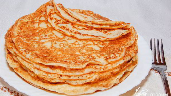 русские дрожжевые блины