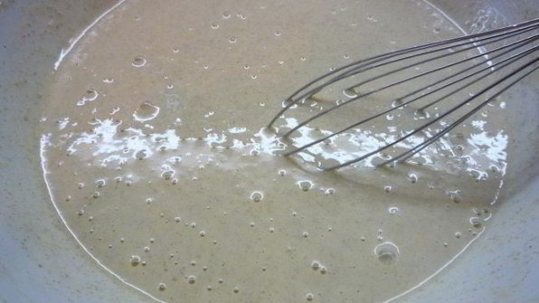 ржаные блины на простокваше с красной икрой