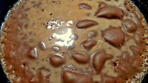 шоколадные блины с лимонным курдом