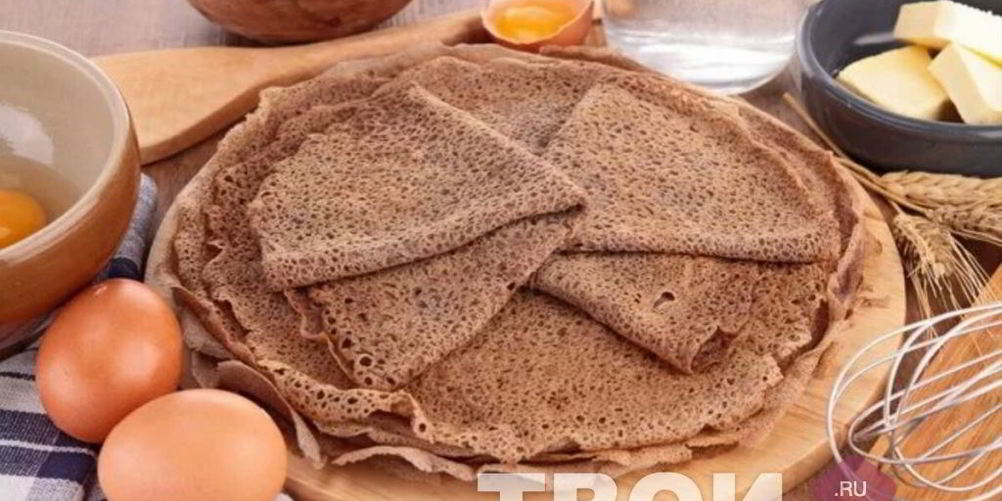 Рецепт скандинавские гречишные блинчики с фруктами