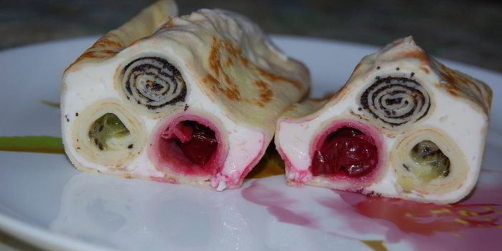 Рецепт супер-блинчики-рулеты