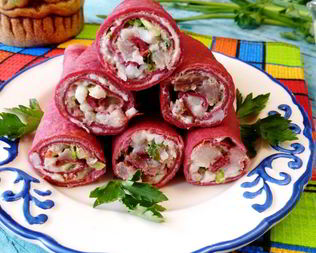 Свекольные блины