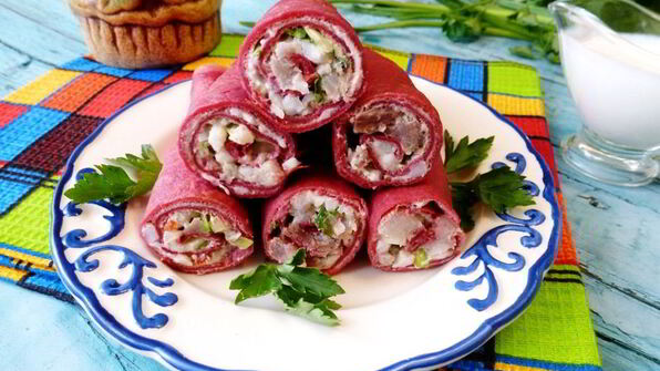 свекольные блины