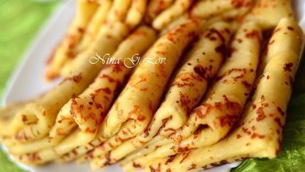 Сырные блинчики