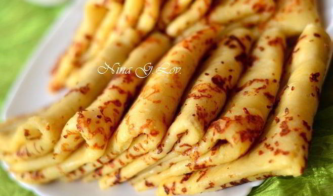 Сырные блинчики