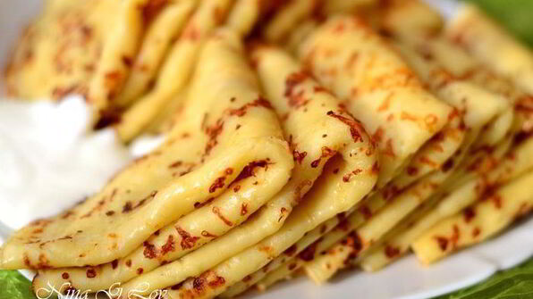 сырные блинчики