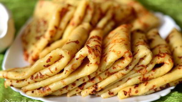 сырные блинчики