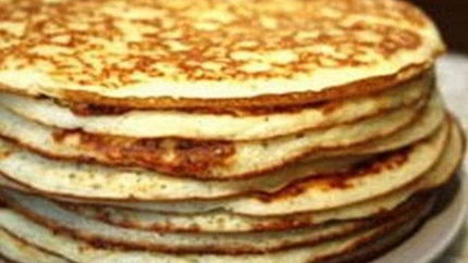 Толстые блины на кефире