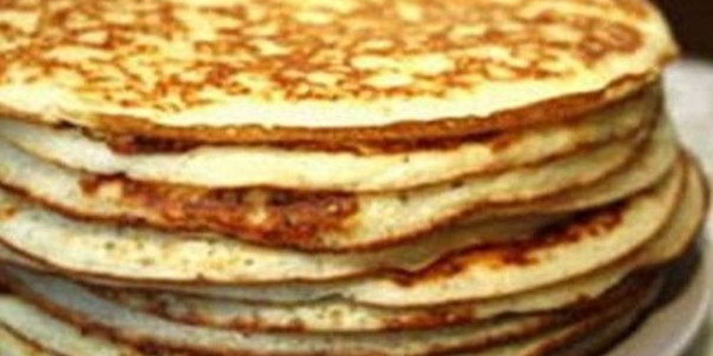 Рецепт толстые блины на кефире