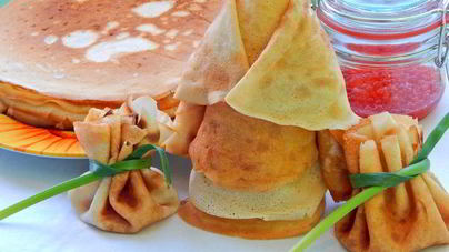 Тонкие блинчики на кефире