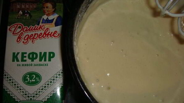 тонкие блинчики на кефире