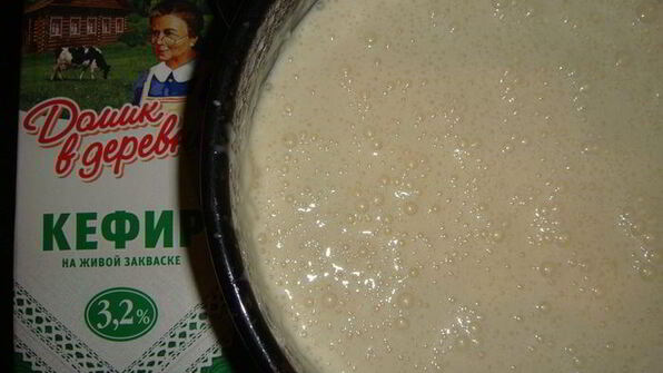 тонкие блинчики на кефире