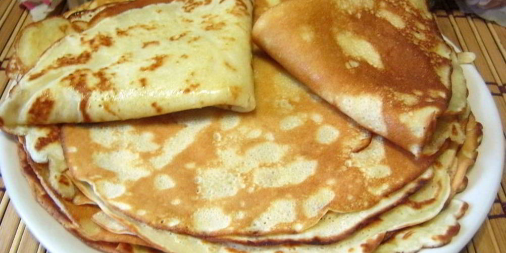 Рецепт тонкие блинчики на сметане