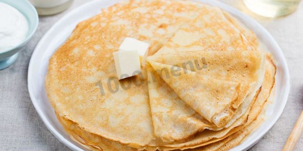 Рецепт тонкие блины на кислом молоке