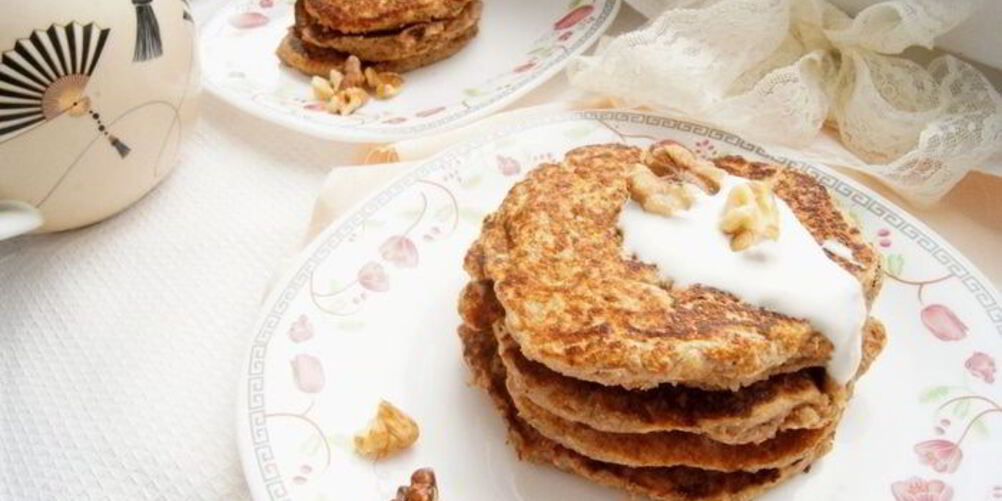 Рецепт тыквенно-ореховые блины на белках