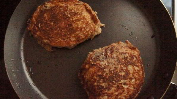 тыквенно-ореховые блины на белках