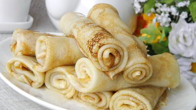 Вкусные тонкие блинчики