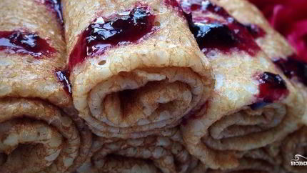 Заварные блинчики на кефире