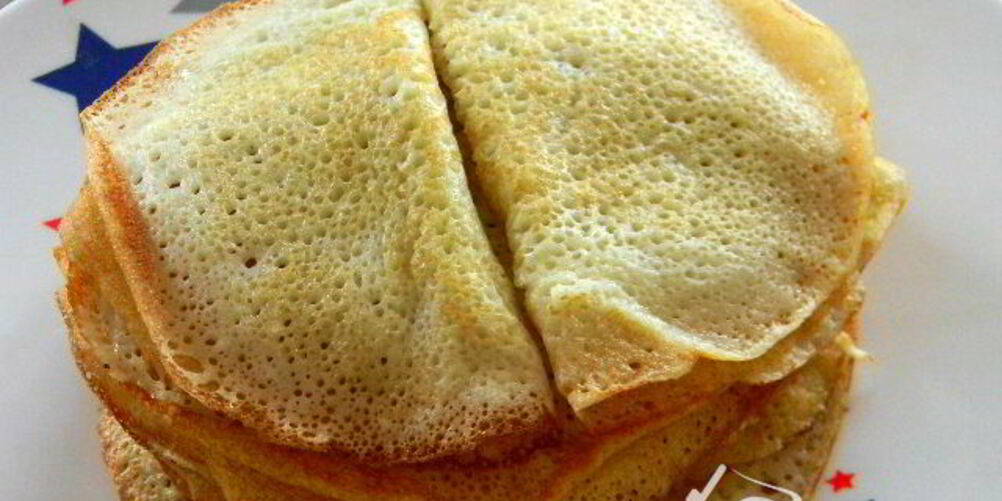 Рецепт заварные блины на кефире