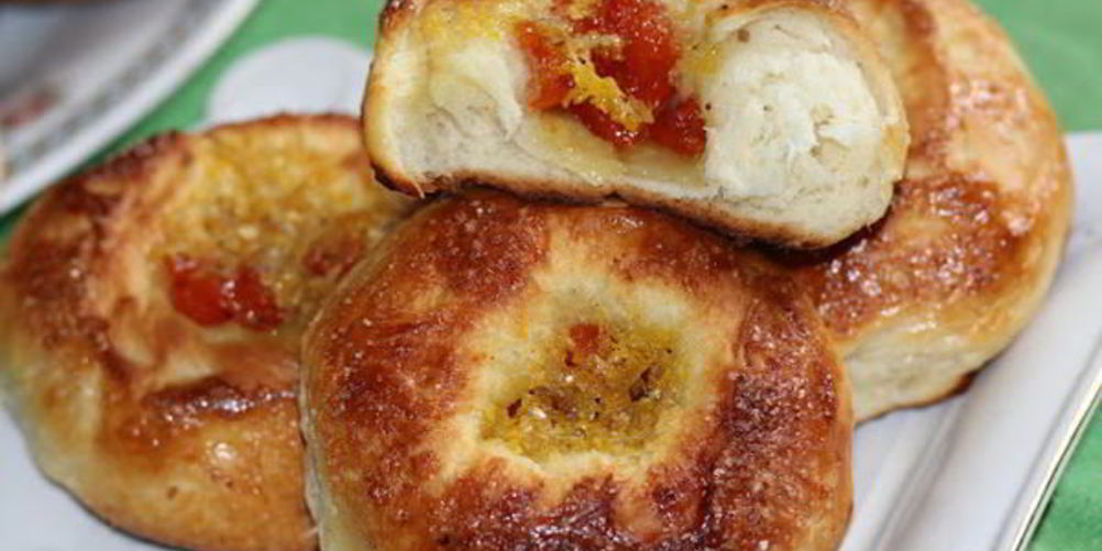 Рецепт ароматные булочки с курагой и кардамоном