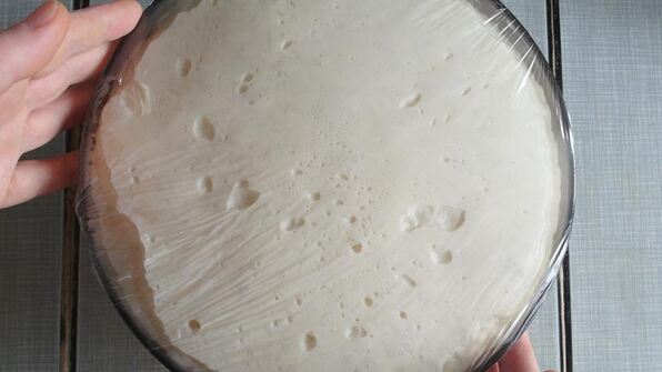 булочки — башенки из дрожжевого теста на воде без яиц