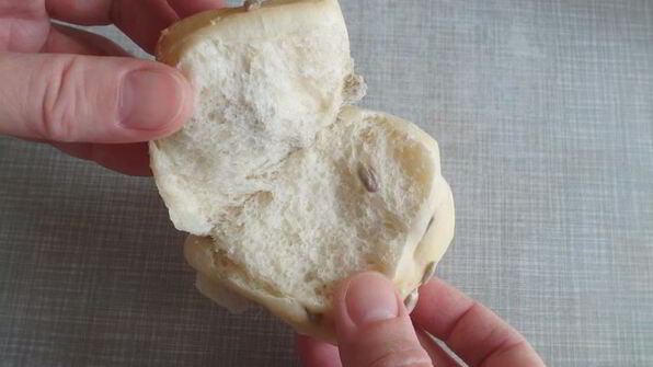 булочки — башенки из дрожжевого теста на воде без яиц