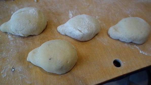 булочки ежики