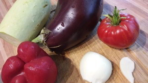 булочки, фаршированные рататуем