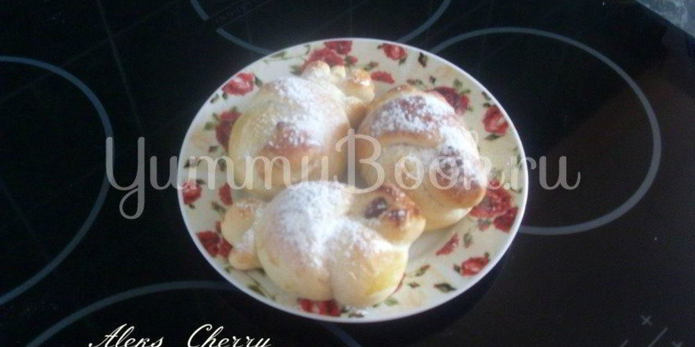 Рецепт булочки пташки в снегу