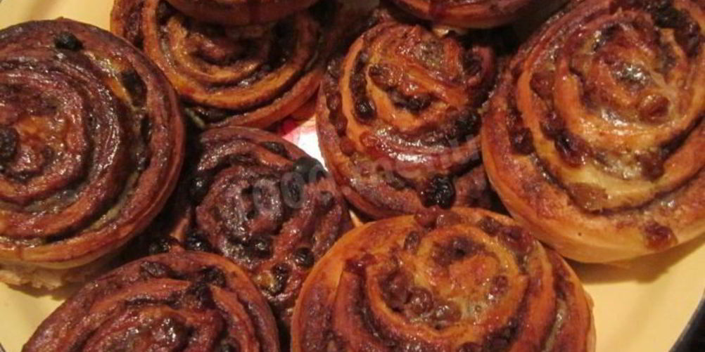 Рецепт булочки с корицей из дрожжевого теста