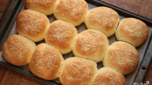 булочки с кунжутом